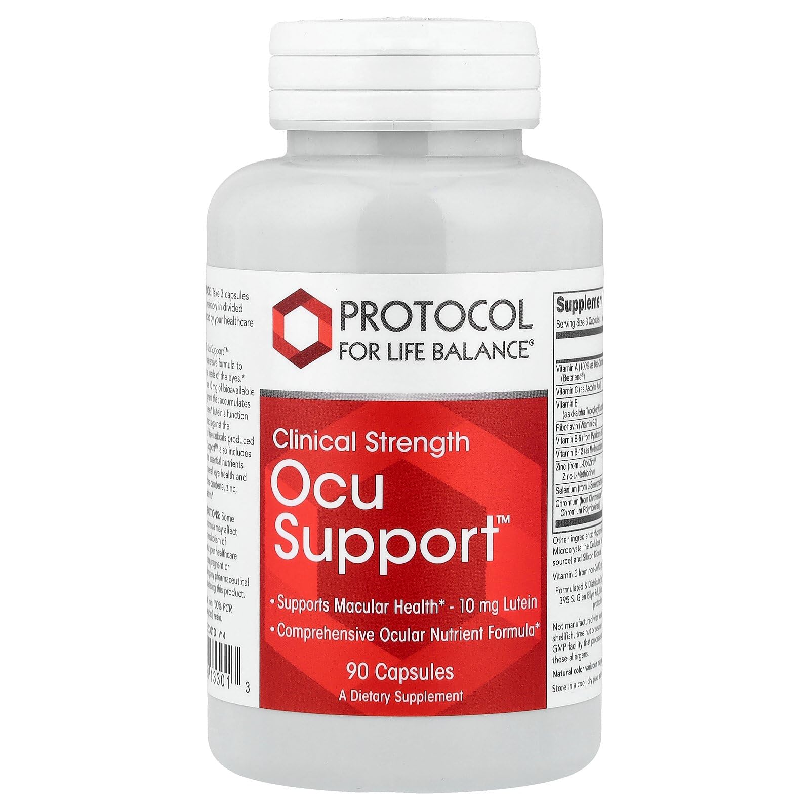 Protocol for Life Balance Ocu Support Clinical Strength, 90 Capsules