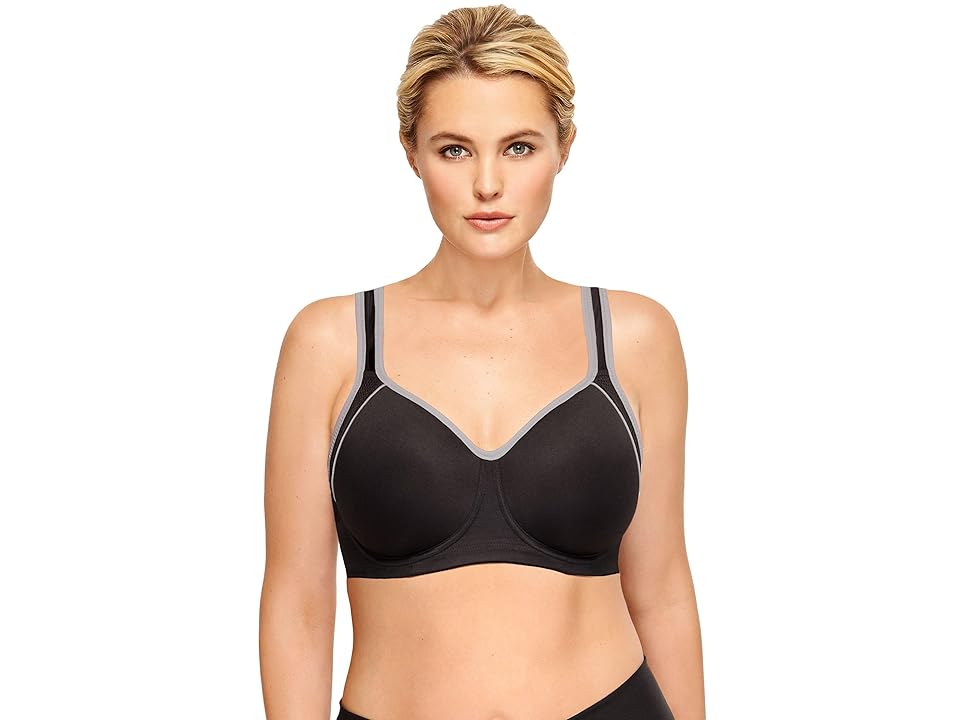 Wacoal Sport Spacer Contour Bra 853302 (Black/Lilac Gray) Women's Bra INTERNATIONAL SHIPPING