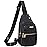 Banelu Small Sling Bag Crossbody Sling Backpack for Women, Chest Bag Daypack Cross Body Bag Fanny Pack for Outdoors Hiking