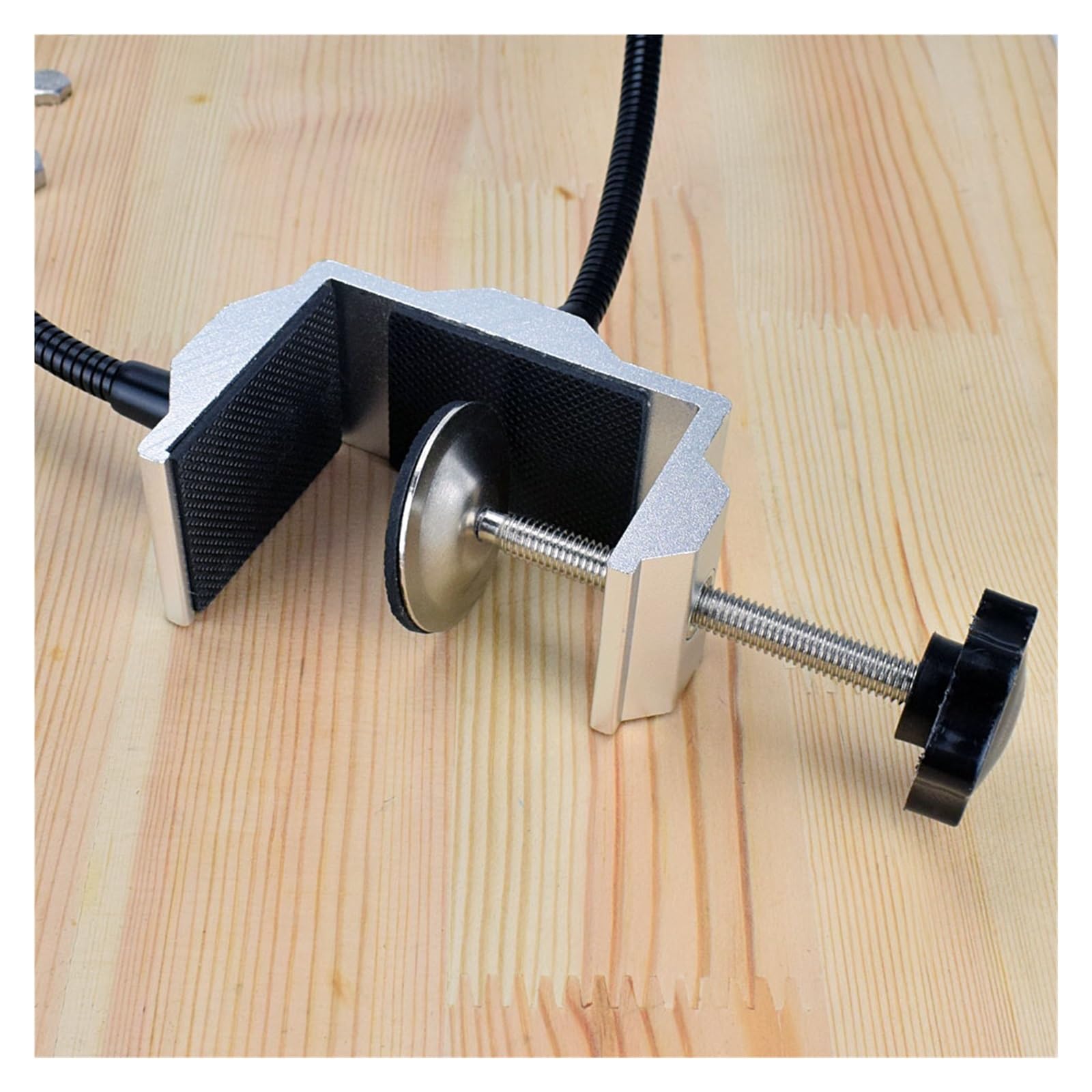 Soldador de Tercera Mano， Abrazadera de Tornillo de Banco de Tercera Mano, Soporte for Soldador, Mesa de Soldadura for Placa de Circuito Impreso de Dos Garras SN2