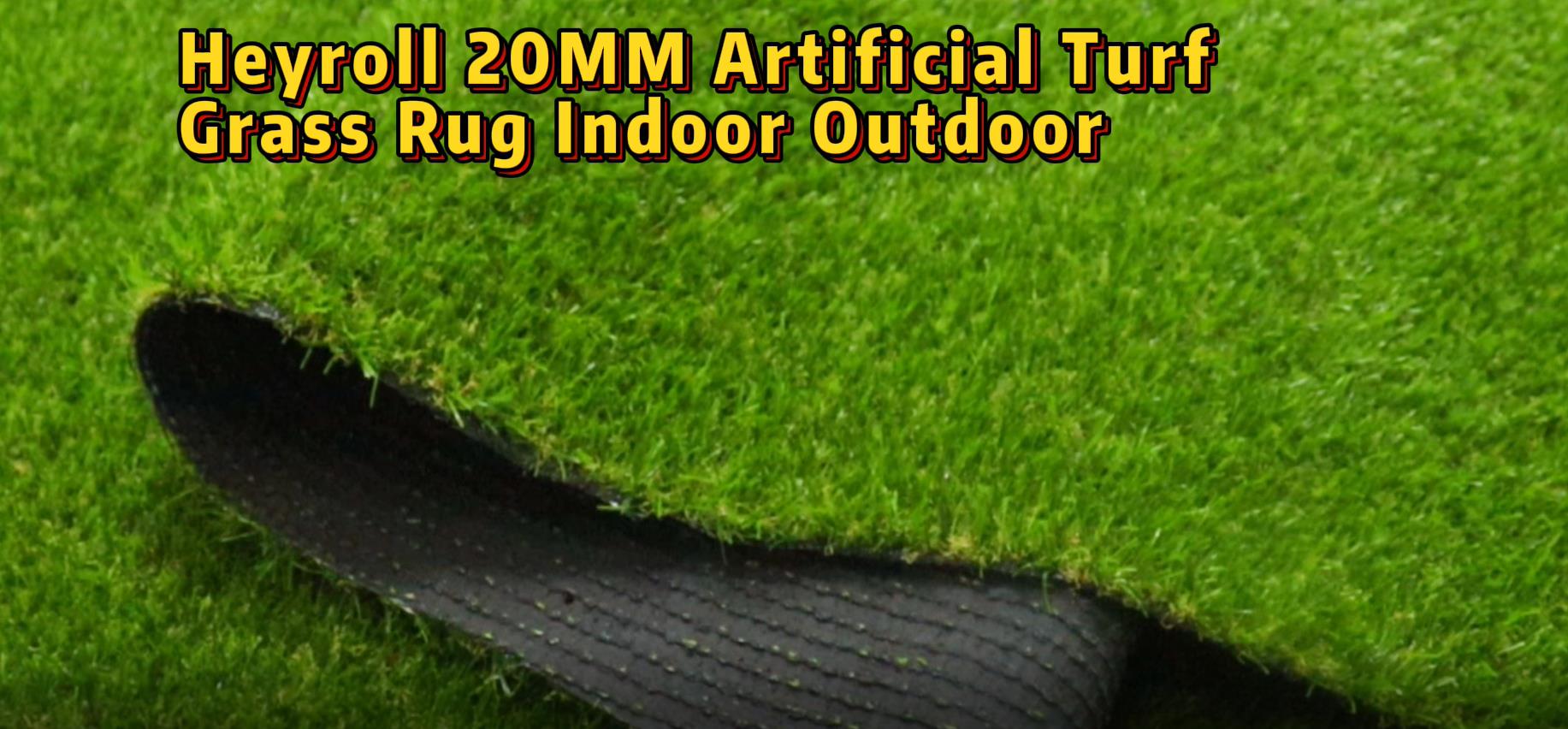 Amazon.com: Heyroll Artificial Turf Grass Indoor Outdoor 7 ft x 15