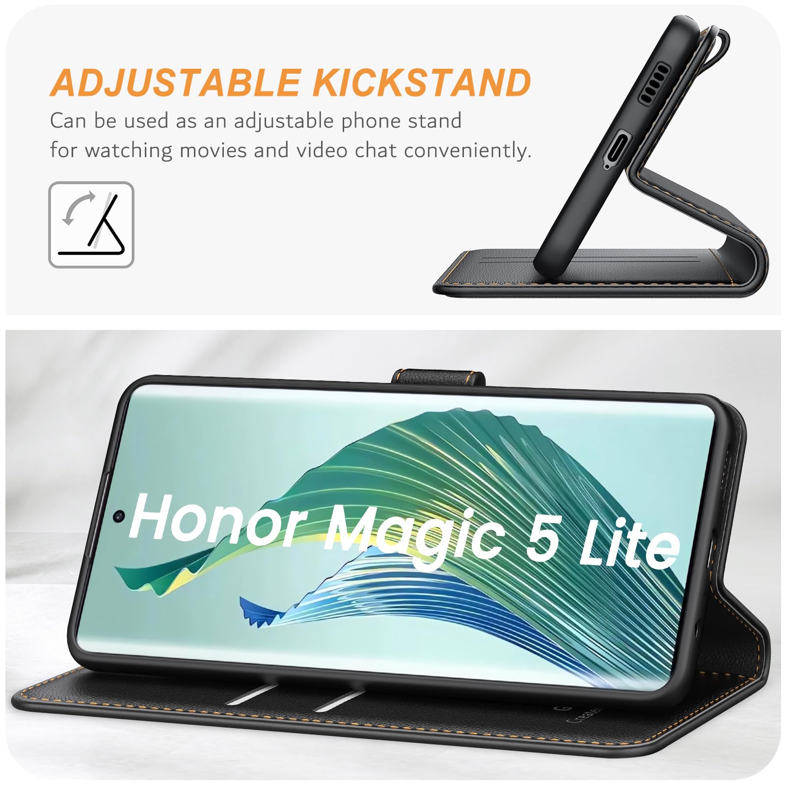 Ganbary Cover Compatible with Honor Magic 5 Lite 5G