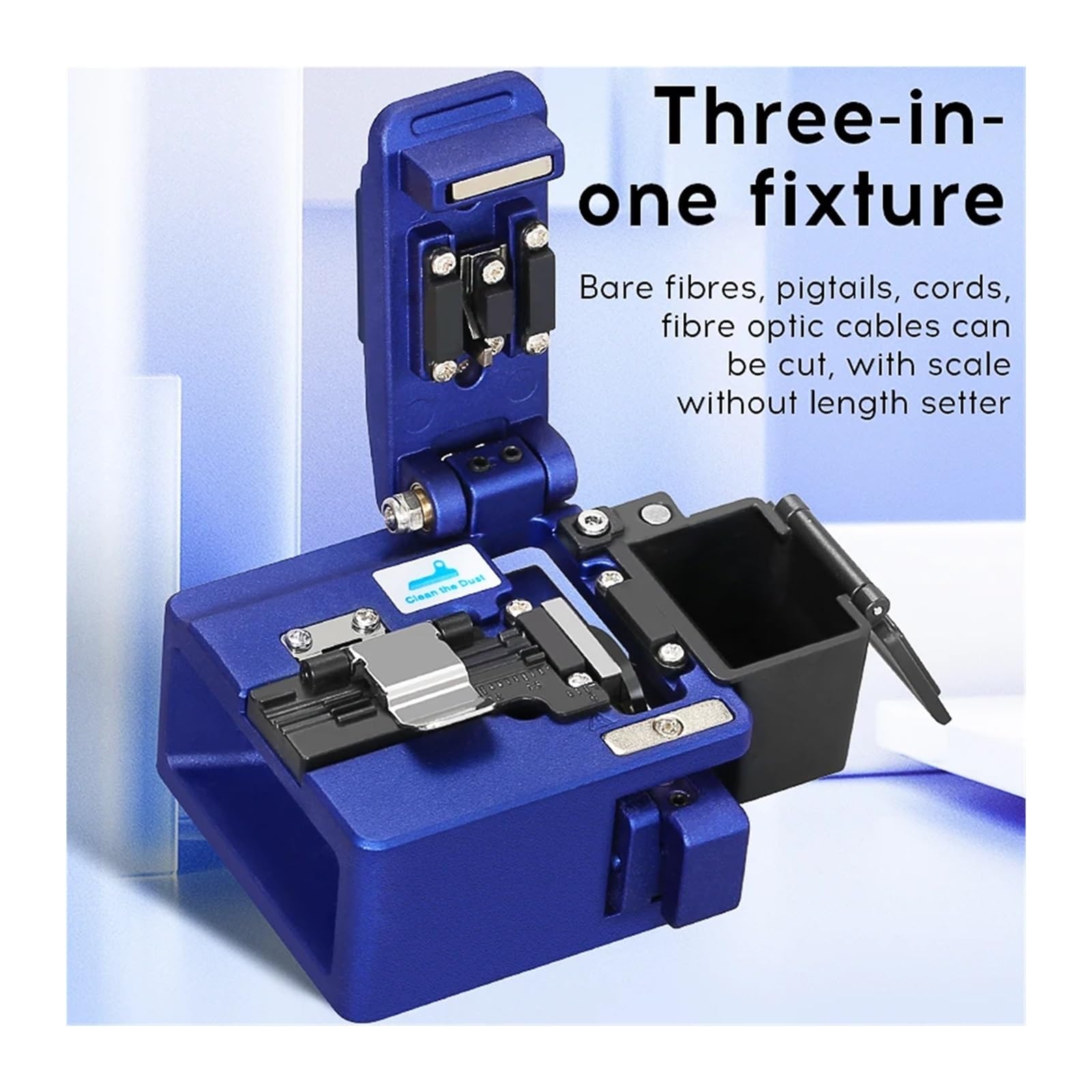AUA-X5 COMPTYCO FTTH Outil de coupe haute précision Cliveuse fibre optique Couteau câble 16 lames surface(AUA-X5)