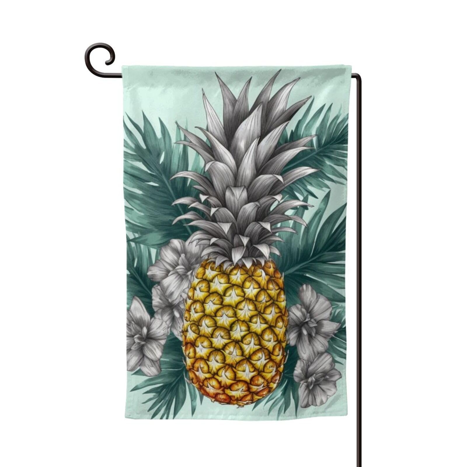 Lasuroa Sommer-Gartenflagge 'Hallo Sommer' – 30x45 Cm, Doppelseitig, Wetterfest, Mit Früchte-Motiv