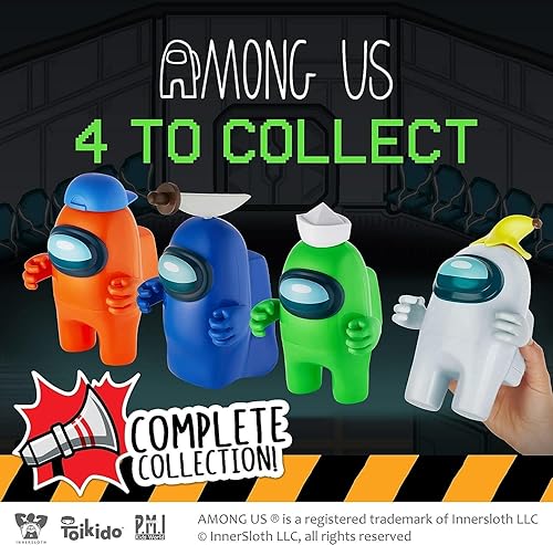 Miniatura 5 de P.M.I. Among Us - Figura de acción  Uno de los cuatro coleccionables de 6.7 pulgadas de alto  Juguetes de Among Us y mini juguetes jugables