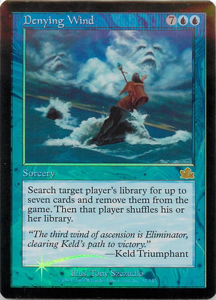Amazon.co.jp: マジックザギャザリング MTG 青 英語版 否定の風