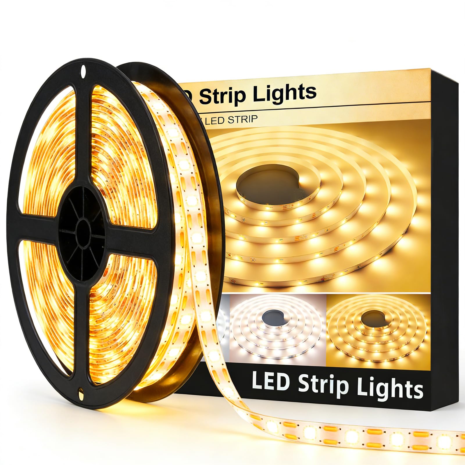 LED Strip 2m LED Streifen,Einstellbar RGB Led Lichterkette,Licht band für Beleuchtung Zuhause, Schlafzimmer, Party, Festival