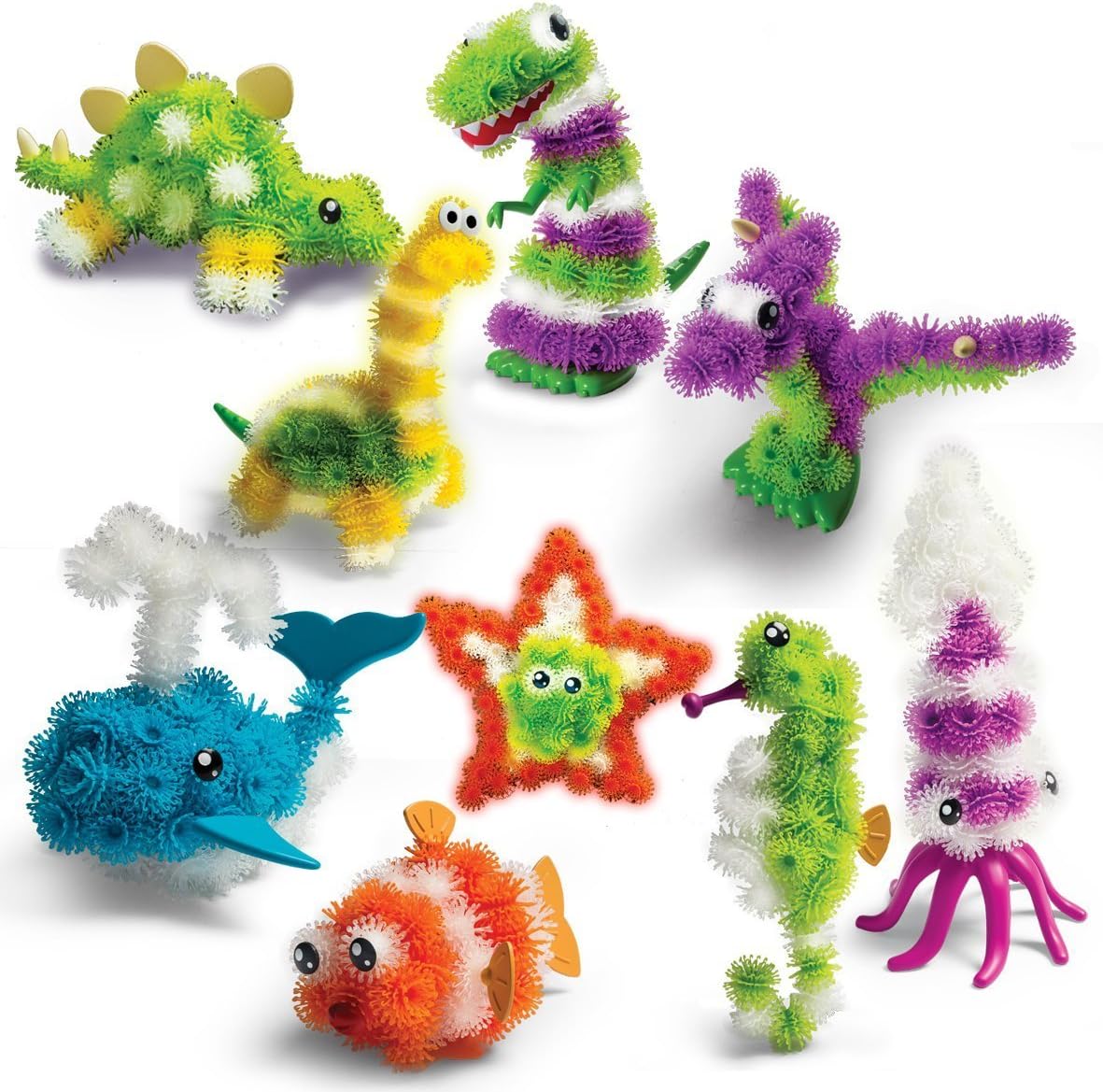 Thorn Ball Clusters 400 Pieces GLOW IN THE DARK (Packing May Vary)