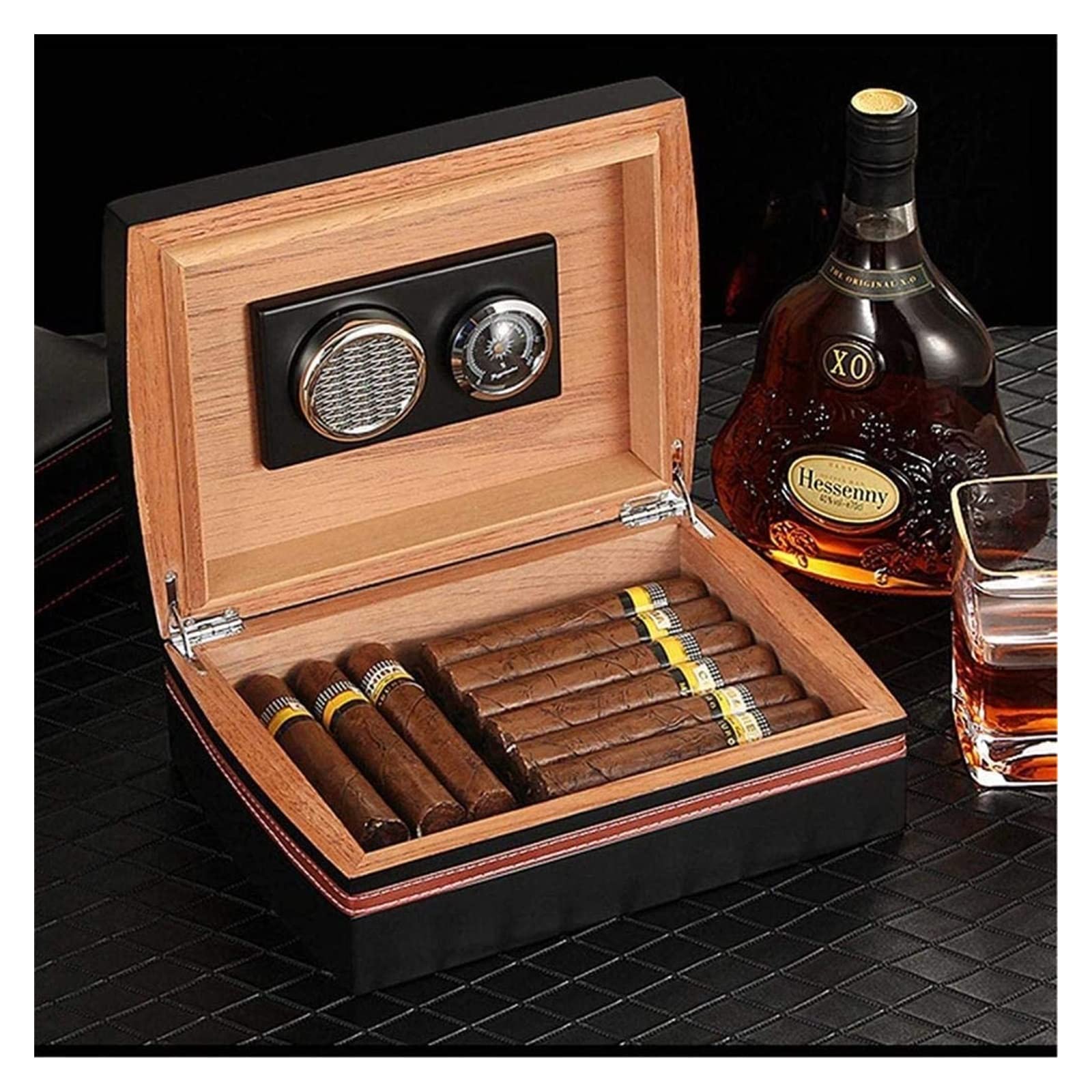 Amazon.co.jp: 葉巻入れ ヒュミドール シガー ヒュミドール ボックス 