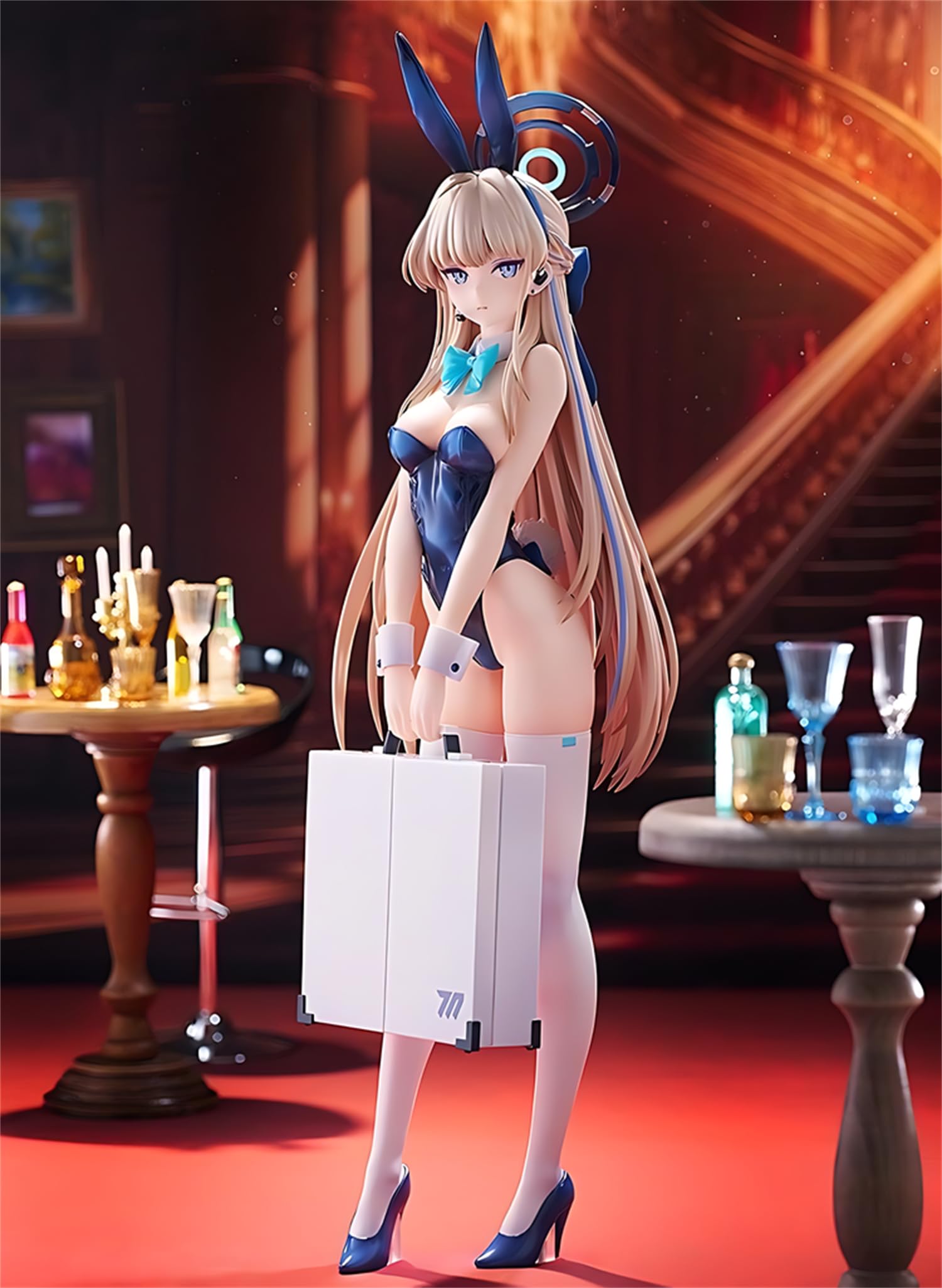 Amazon.com: Raineed Blue Archive Blue Archive Bunny Girl 1/7 Scale