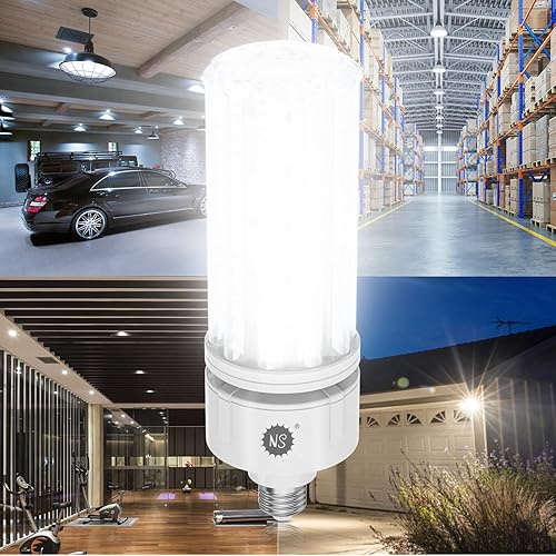 Miniatura 6 de NS Bombillas LED de maíz de 100 W, 5000 K, AC110-277 V, 16000 lm, base E26E39, halogenuros metálicos de repuesto LED HID CFL para iluminación