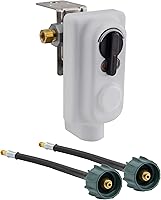 Vista 1 de RecPro Regulador de Gas Propano para RV 2-Etapas, Cambio Automático Conexión Dual de Tanque LP (con 2 Coletas de 12")