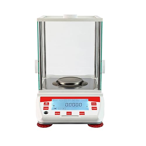 Miniatura 2 de UCLA SCIENTIFIC Balanza analítica de 0.1 mg de precisión de 0.00oz escala analítica digital RS232 UCLA interfaz de laboratorio de equilibrio