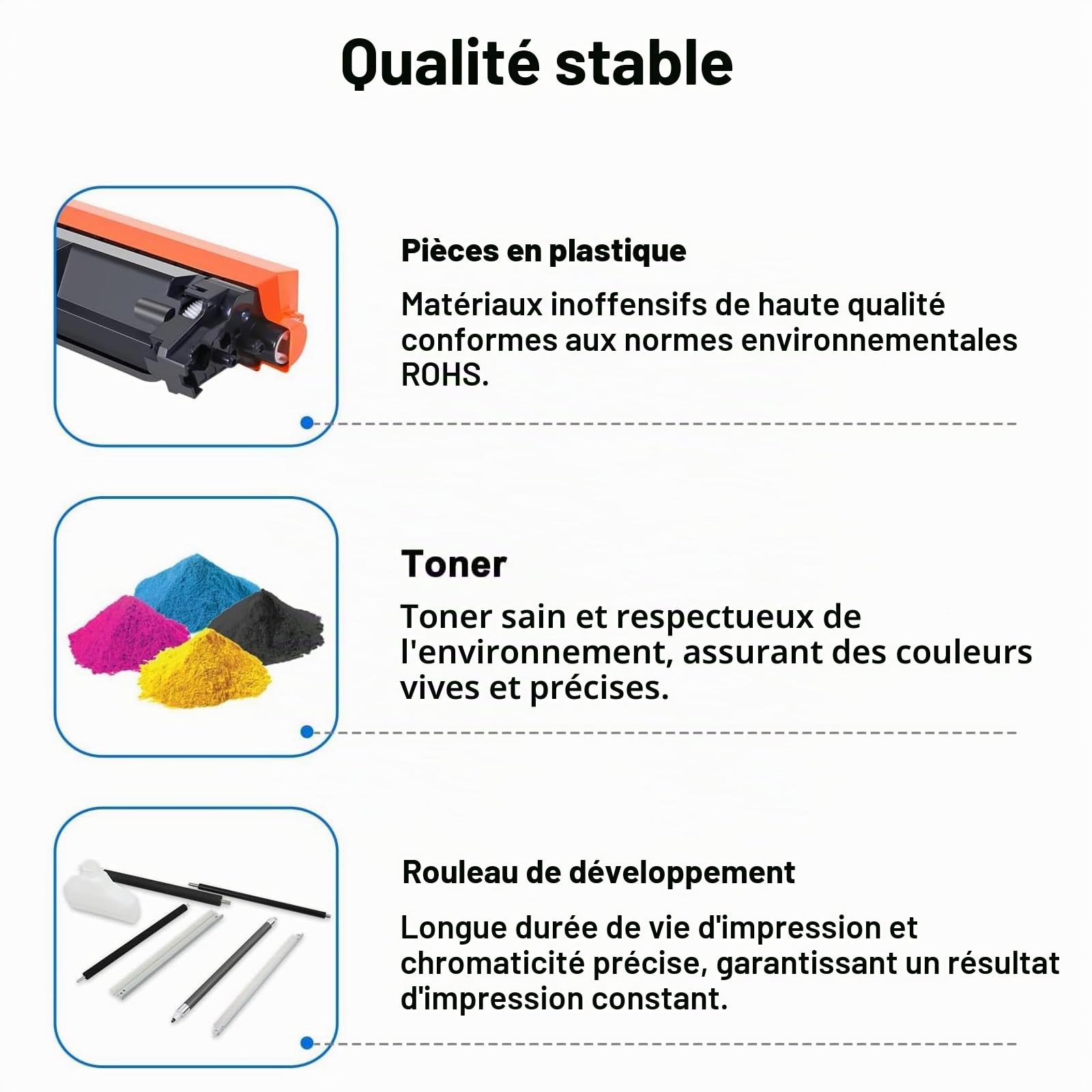 C3224 Cartouche de Toner Haute Capacité C3210K0 C3210C0 C3210M0 C3210Y0 pour Lexmark C3224 C3326 MC3224 MC3326 C3224dw C3326dw C3426dw Imprimantes, Impressions Nettes, 2000 Pages,BCMY-1 Set