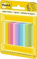 Vista 2 de Post-it - Post-it, 1/2 x 1 3/4 pulgadas, colores brillantes surtidos, 50 hojas/paquete, 10 paquetes por producto (670-10AB)