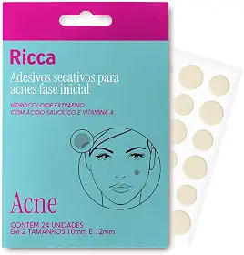 ADESIVO SECATIVOS PARA ACNES FASE INICIAL RICCA