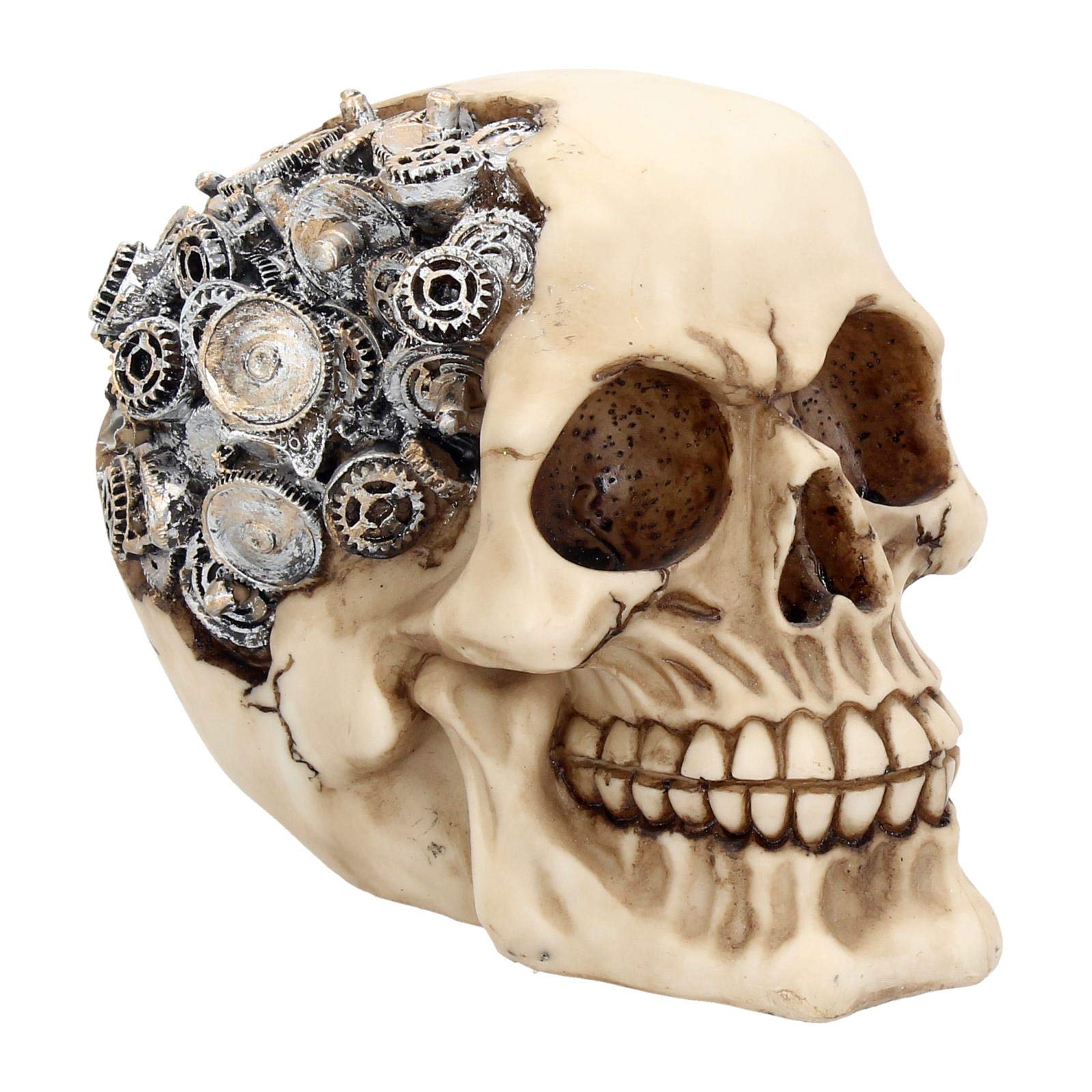 Nemesis Now Clockwork Cranium Figurine 15cm Ivory