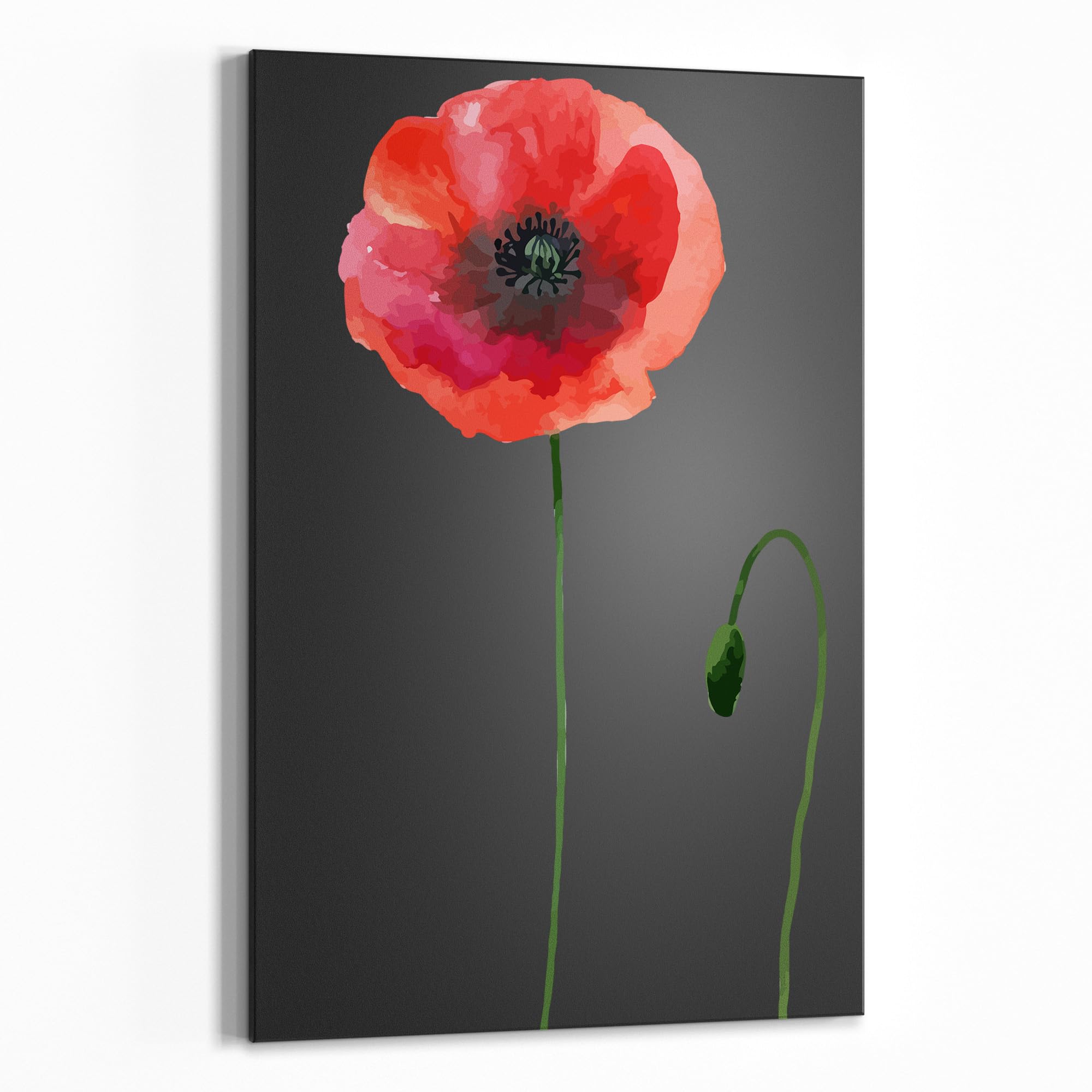 DEQORI Magnetische Kreidetafel mit UV-Druck | Motiv Blumen des Sommers | Design rechteckig 60x90 cm | Kreide Metalltafel beschreibbar – Wanddeko für Küche, Flur, Kinderzimmer & Büro