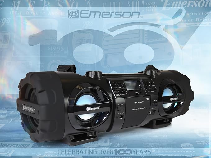 Reproductor portátil Emerson EPB-3001 con Bluetooth y CD miniatura 10