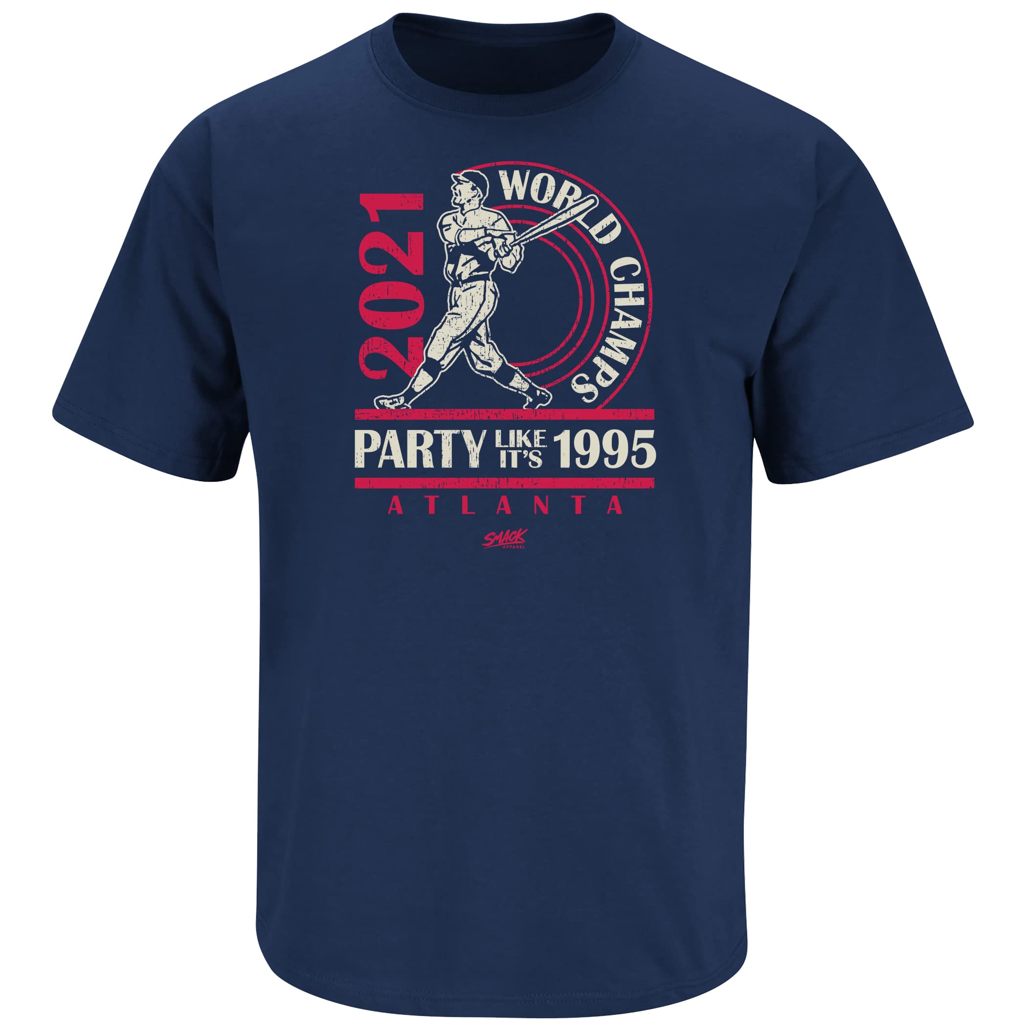 SMACK APPAREL TALKIN' THE TALKParty World Champs T-Shirt for Atlanta Baseball Fans (SM-5XL)