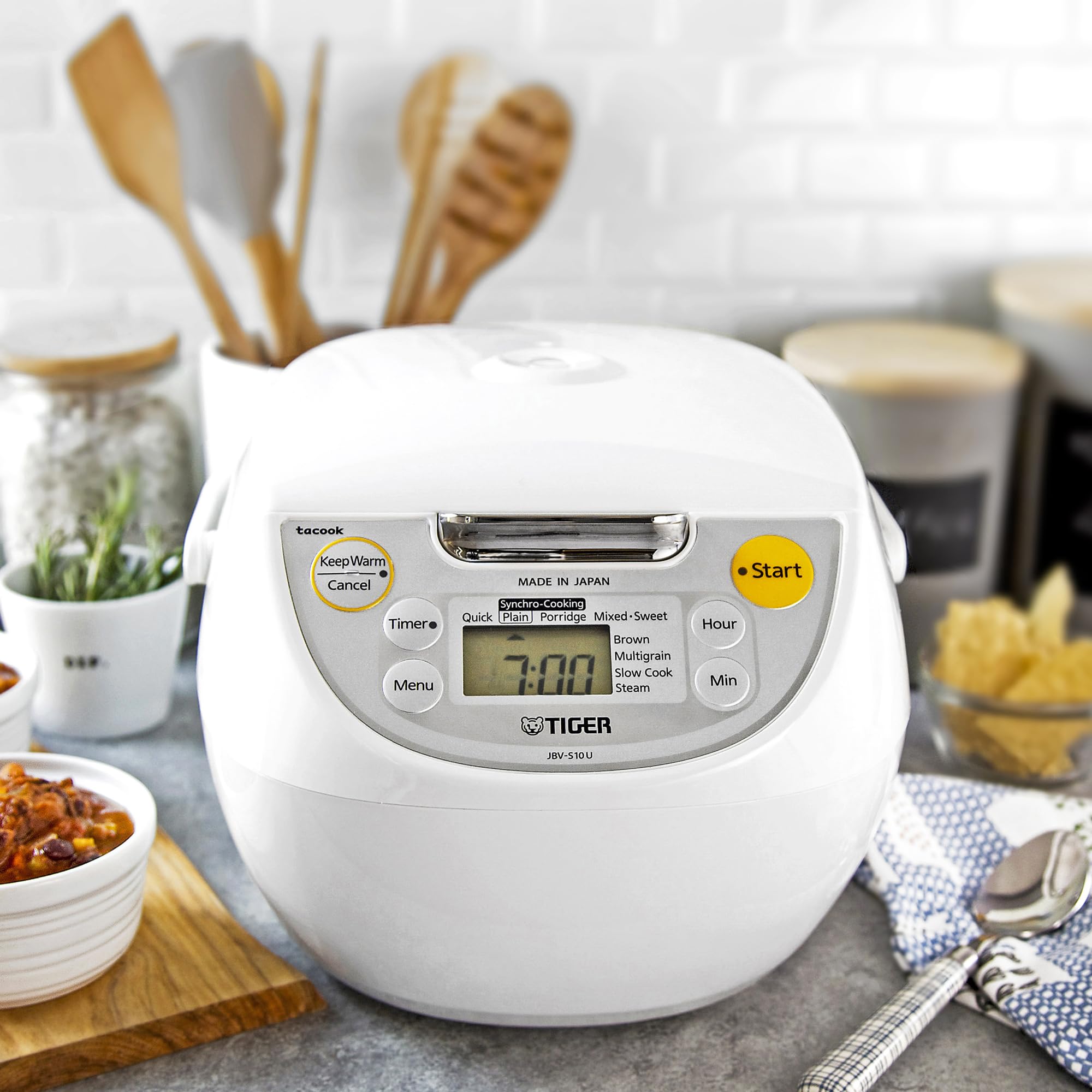 Amazon.com: TIGER JBV-S10U 5.5-Cup (Uncooked) Micom Rice Cooker