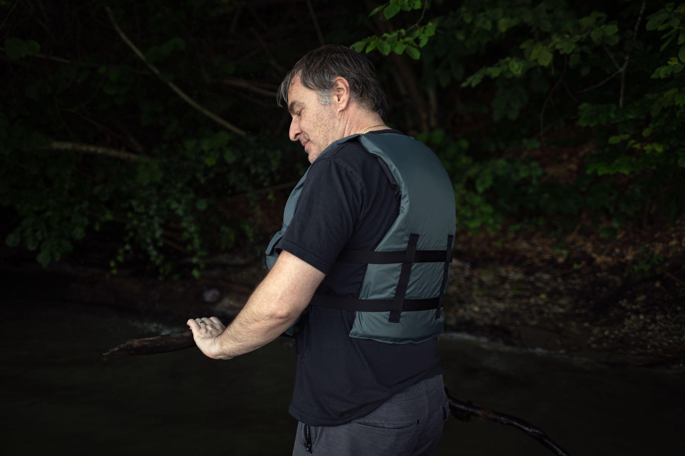 Mesle Gilet de Flottaison Peche Fisherman avex Poches, 50N Adulte 40-150 kg pour Sup, Kayak, Bateau