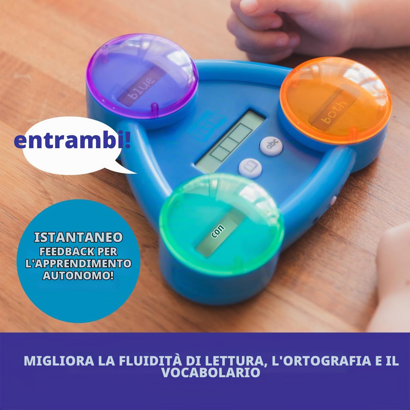Learning Resources Sight Word Slam, Giochi di Parole Visive, età 5+, Impara Oltre 185 Parole Visive in Inglese, 2 modalità, Gioco di Parole Educativo Elettronico per 1 Giocatore, Giochi di Fonetica