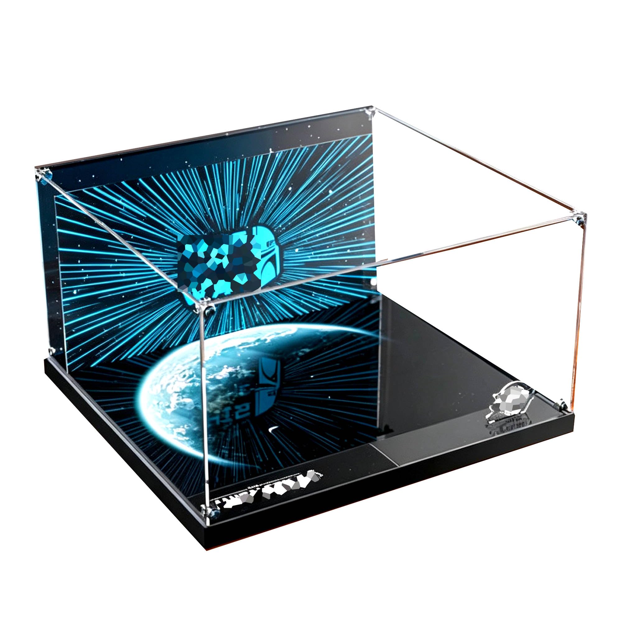 Clear Acrylic Display Case, Fits for Le-go 75447 Sets