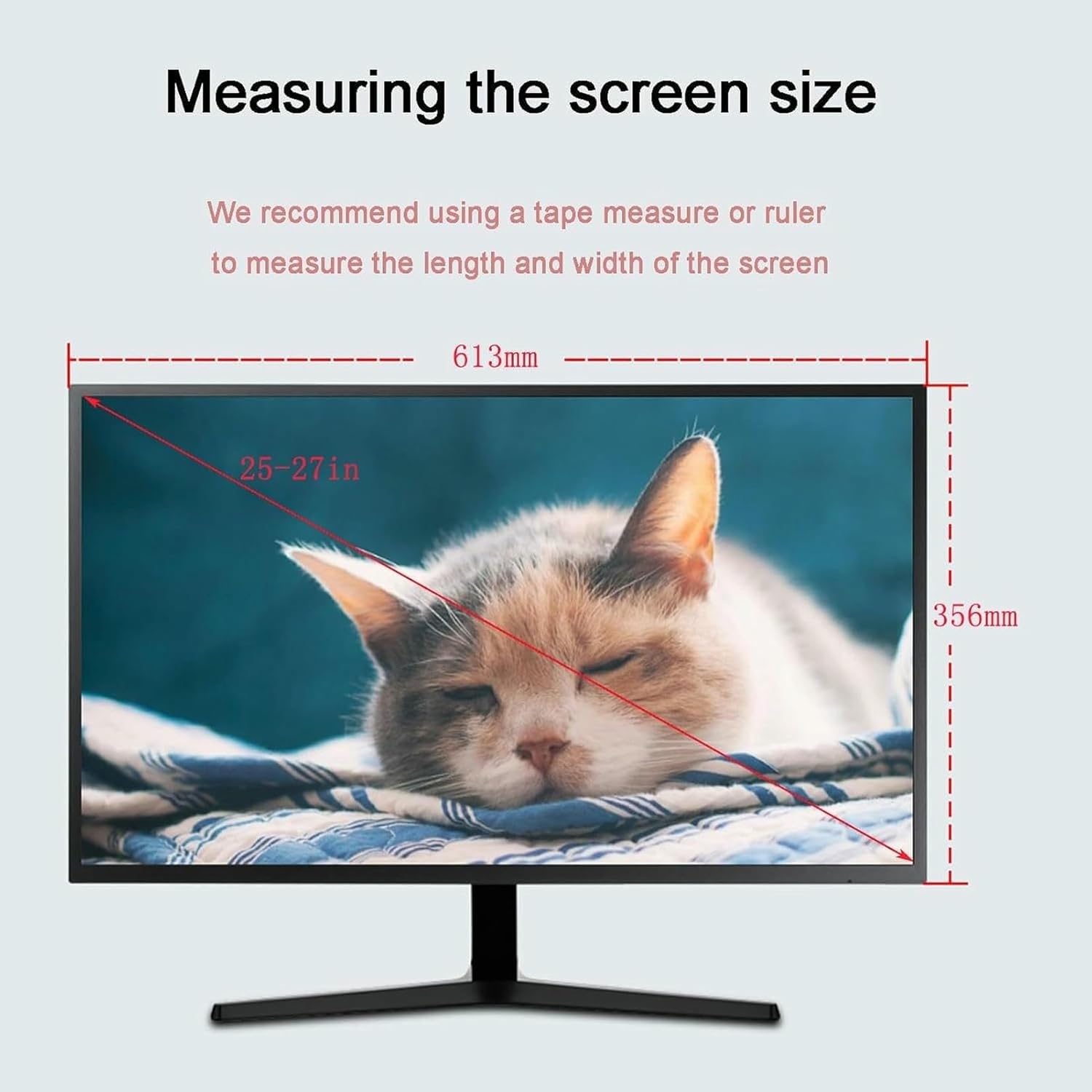 18-32 Inch Computer Privacy Screen Filter – Universal Frame Hanging Privacy Shield, Blue Light & Anti-Glare Screen Protector Film