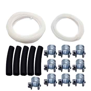 Diesel Heater Fuel Line Kit ZAMDOE Fuel Pipe Line Hose Clip Kit Car Air Parking Heater Diesel Heater Fuel Filter