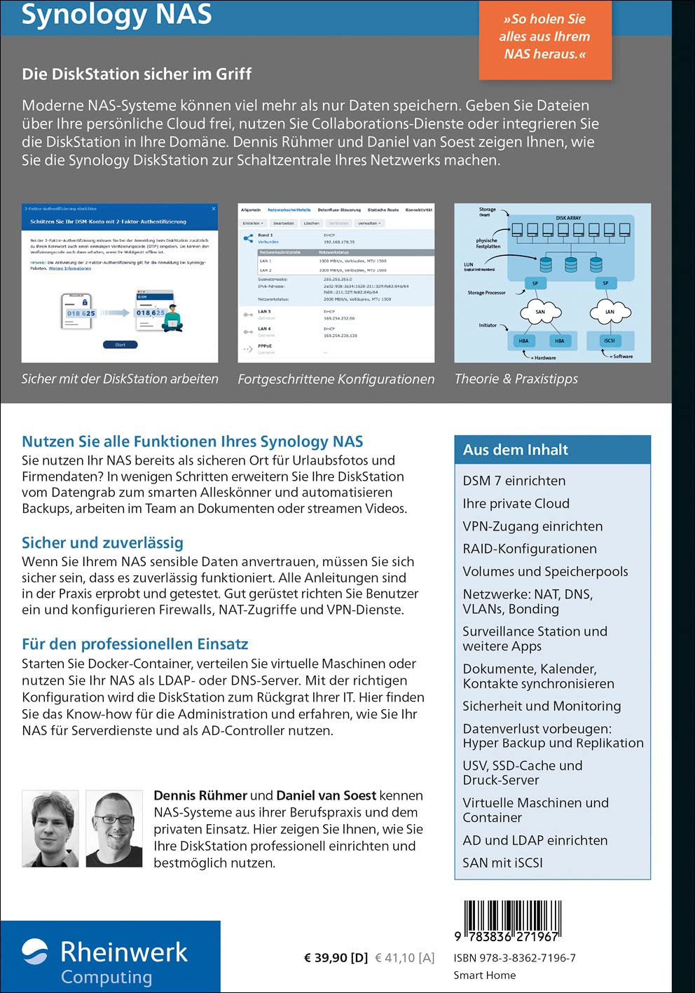 Synology NAS: Das umfassende Handbuch für alle Synology-Geräte, aktuell zu DSM 7