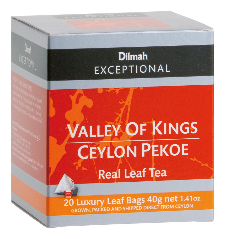 DilmahExceptional Valley of Kings Ceylon Pekoe Black Tea - 20 Tea Bags