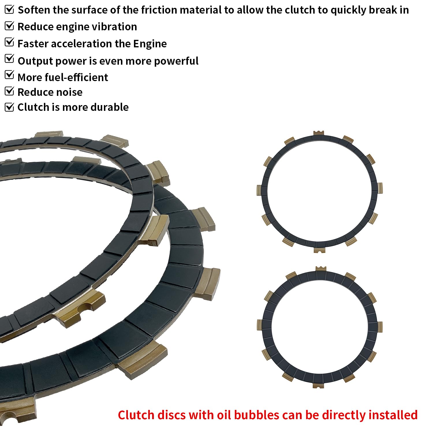 Kit d'embrayage robuste avec ressorts et joint de couvercle compatible avec Yamaha Raptor 700 700R 2006-2023