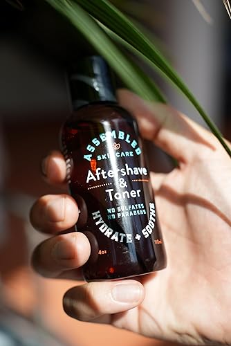 Miniatura 3 de ASSEMBLED Tónico para después del afeitado para hombre, 4 onzas (paquete de 1) sin fragancia, sin parabenos