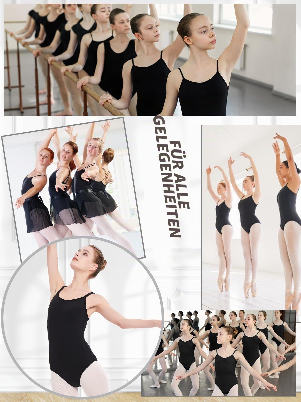Ballett Trikot Damen Camisole Turnanzug Hohe Elastizität Ballettkleidung Damen Ballettanzug Turnanzug Gymnastikanzug Leotard Tanz body