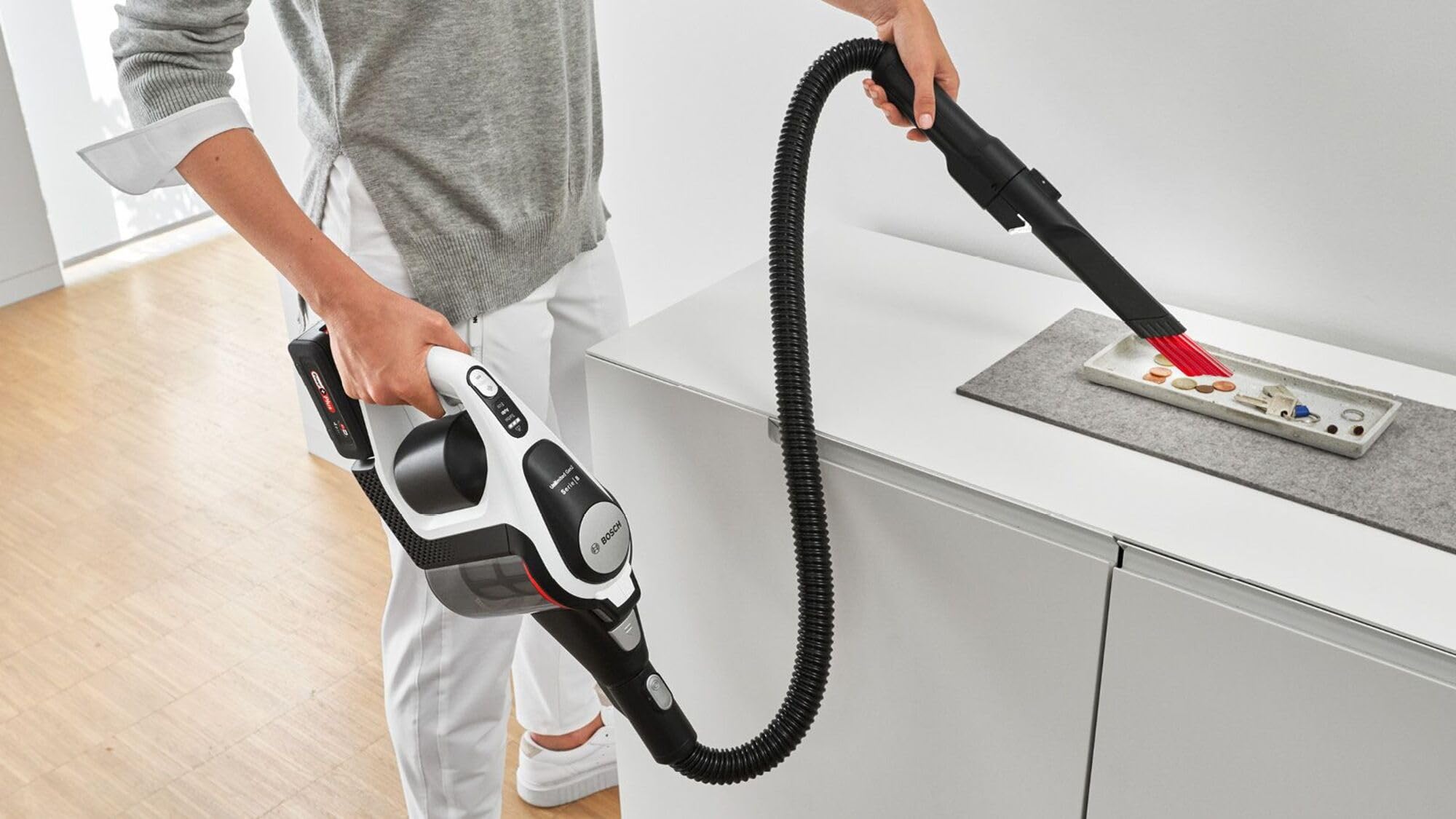 Bosch - Manguera flexible, Fácil limpieza, Compatible con Unlimited, BHZUFEHN