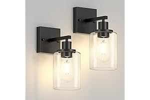 Licperron Black Vanity Wall Sconces: Illuminate Your Living Room with Style and Sophistication