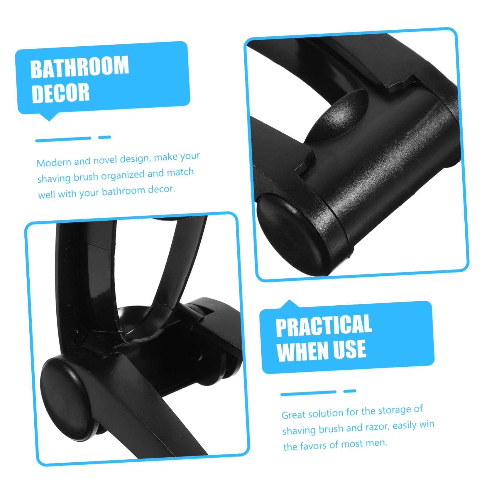 PACKOVE 4pezzi Stand Inossidabile Per Rasoio e Stabile Organizer Per Design e Portatile Per