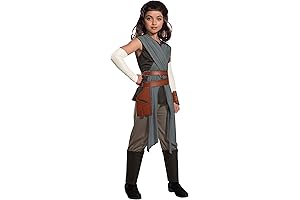 Star Wars Episode VIII - The Last Jedi Deluxe Girl's Rey Costume