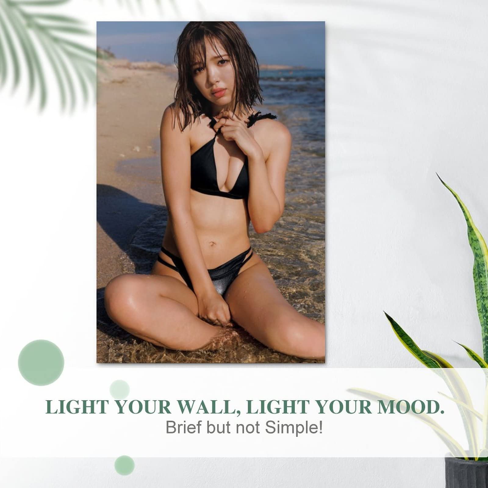 Amazon.co.jp: かわいい藤田ニコルアートパネルセクシー清純写真