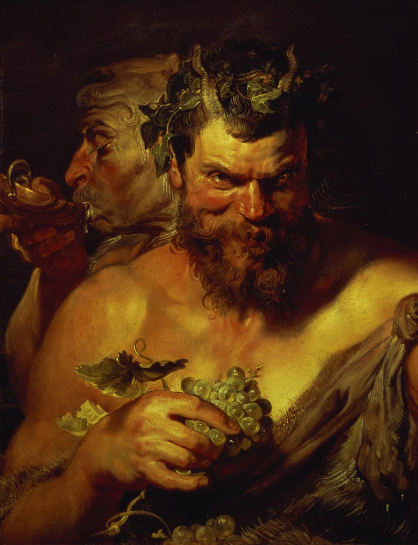 ARTXLXXBN Famous Art Print Poster Vintage Wall Art Two Satyrs by Peter Paul Rubens Canvas Art Poster for Home Decor 60x90cm