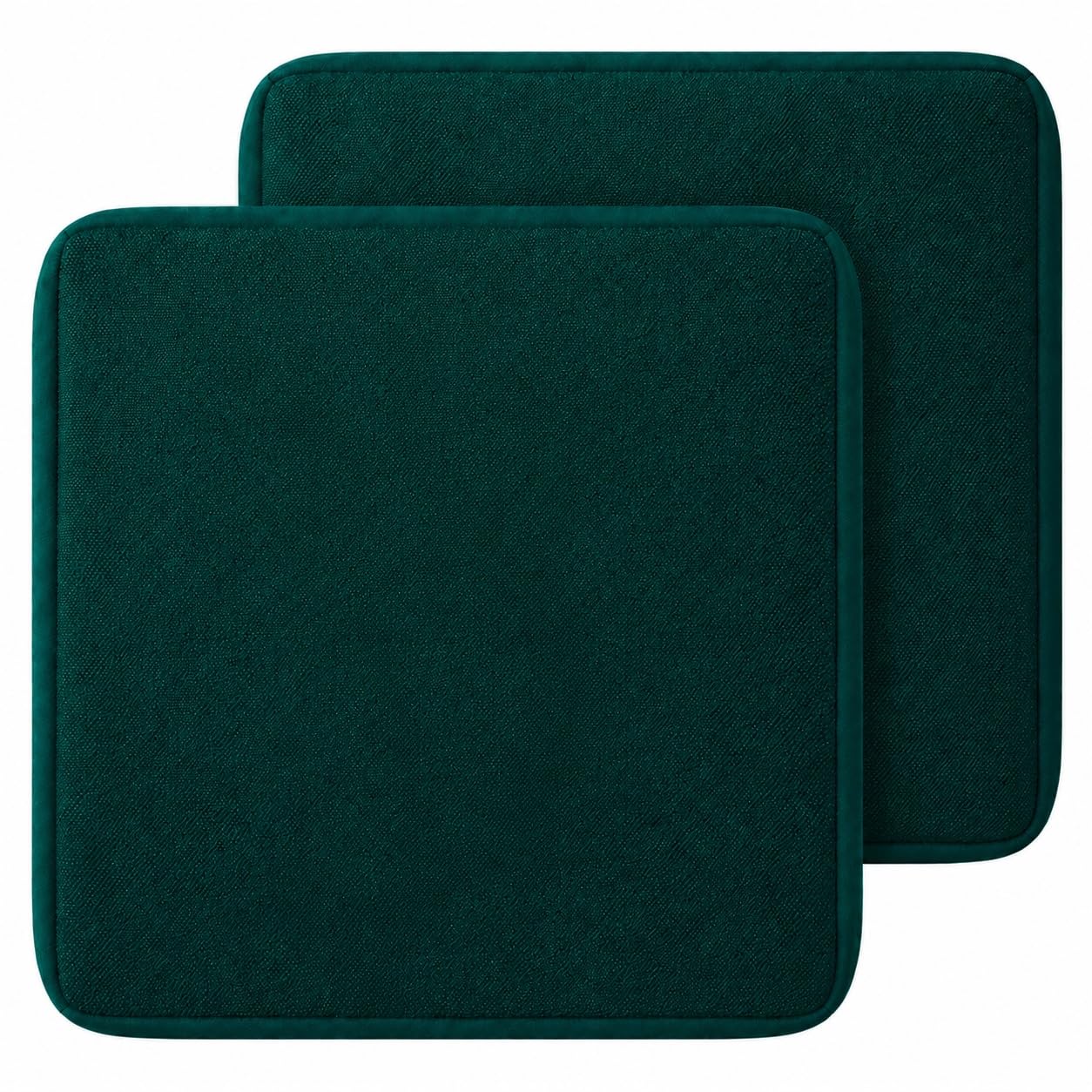 GZGLZDQ Outdoor Cushion Covers 1/2/4 Waterproof, Rattan Cushions Replacement Set with Zipper, Polyester, Durable Garden Furniture Covers for Patios(Dark Green,50 X 50 X 5 CM(4pcs))