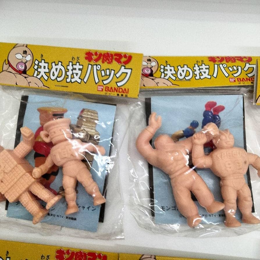 Amazon.co.jp: バンダイ キン肉マン デカ消し 決め技パック 8点