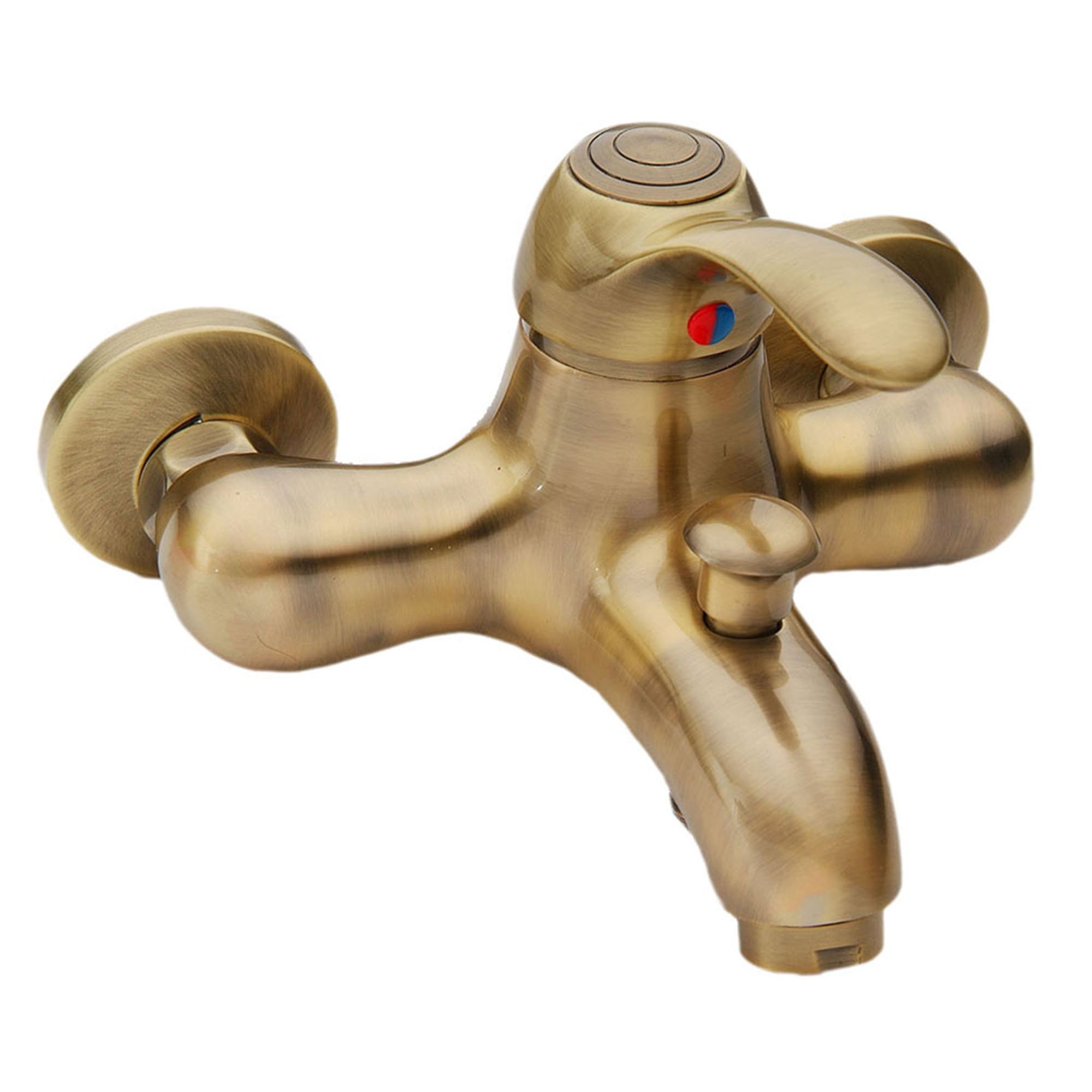 Idro Bric J42132 Mix Vasca Serie Distri Vecchio Ottone, Marrone