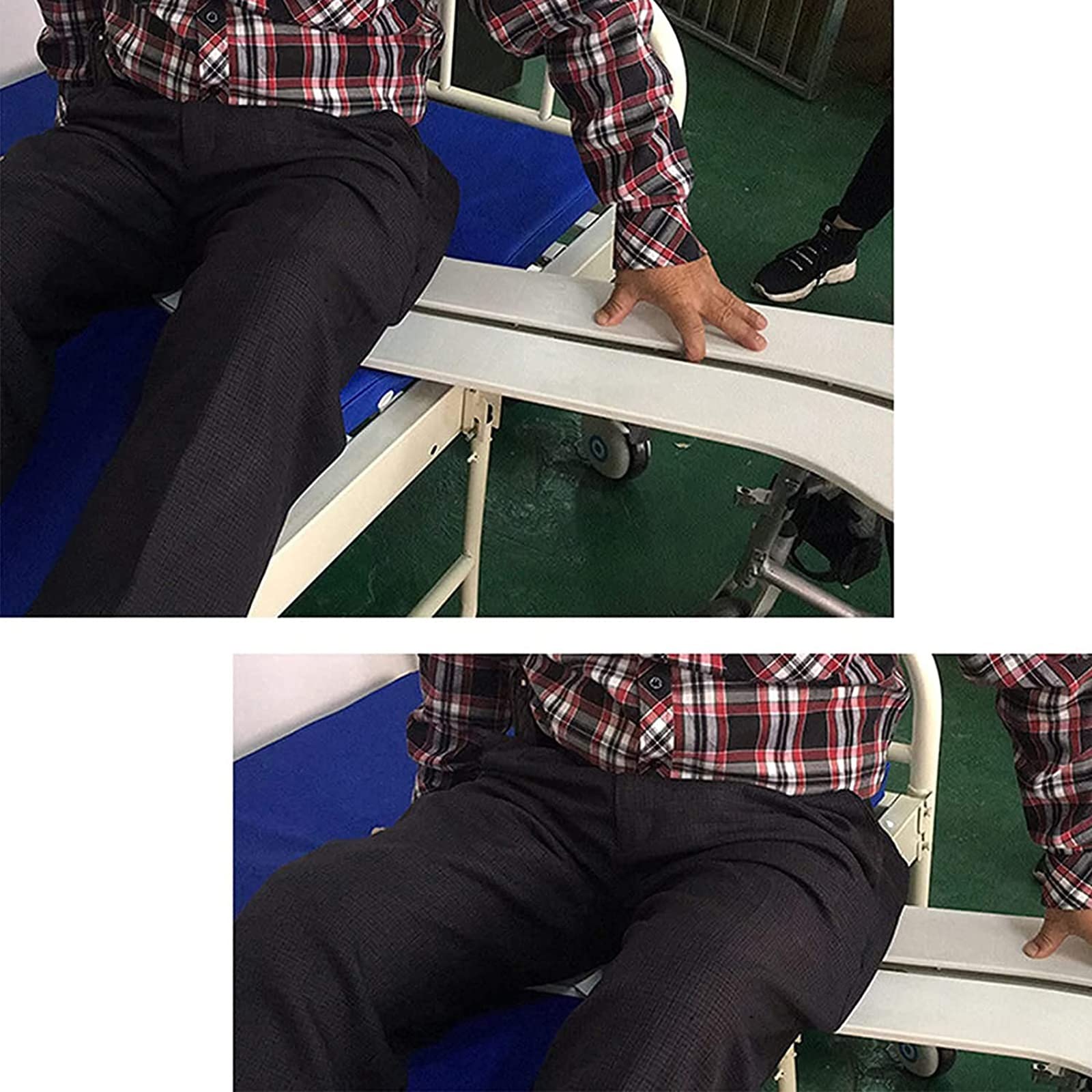 Planche de transfert pour patient – Design incurvé pour un fauteuil roulant facile au lit, aux toilettes, en voiture – Aide à la mobilité durable