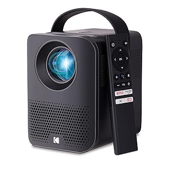 KODAK FLIK HD9 Mini Smart Projector FHD 1080, Black