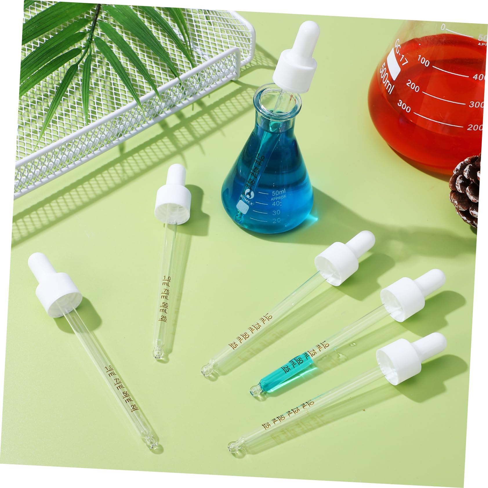 iplusmile 30stücke Glas Pipetten Mit Präzise Tropfer Für Ätherische Öle Laboranwendungen Und Kosmetik Robuste Und Klare Messpipetten Für Einfaches Dosieren