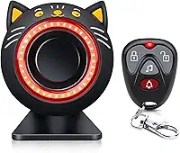Electop Sistema de alarme de carro de 120 dB com sensor de movimento e som, sistema de segurança para carro, dispositivo antifurto, alarme de carro com controle remoto sem fio e luz LED para carros