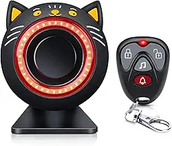 Electop Sistema de alarme de carro de 120 dB com sensor de movimento e som, sistema de segurança para carro, dispositivo antifurto, alarme de carro com controle remoto sem fio e luz LED para carros