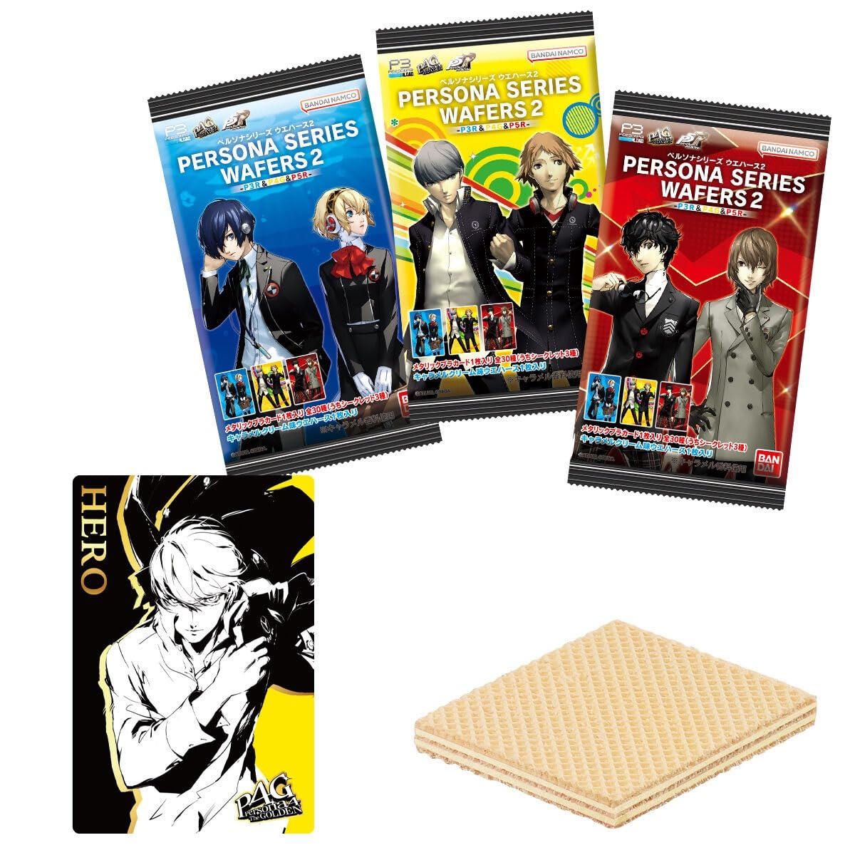 PERSONA ペルソナシリーズ ウエハース P3R P5R P4G 6box バンダイ】ペルソナシリーズ ウエハース2 ～P3R&P4G&P5R～ 1BOX